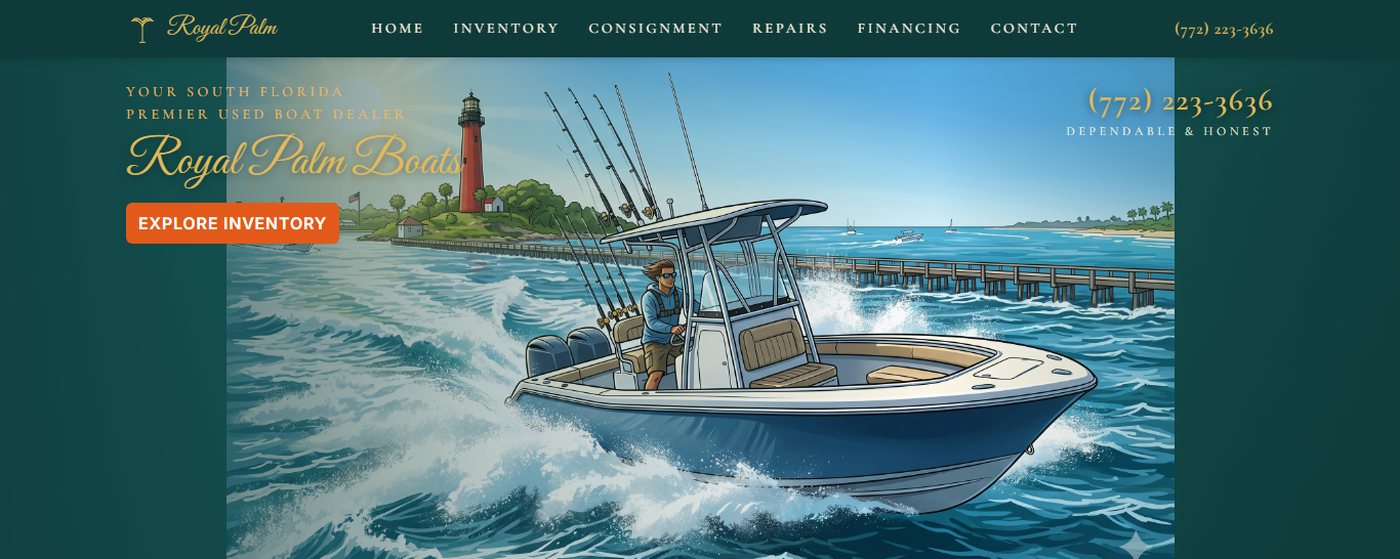 Royal Palm Boats of Stuart — marine dealer site