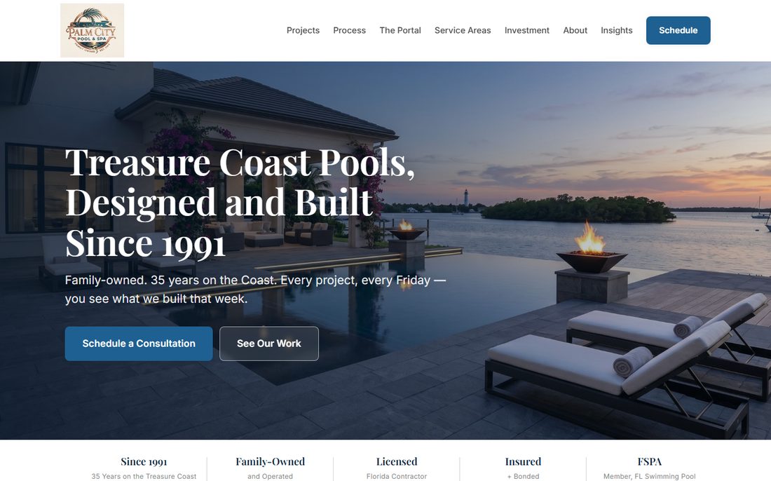 Palm City Pool & Spa site